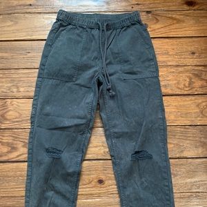 Aerie black jogger pant